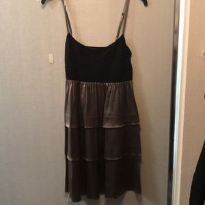 Black and silver dress